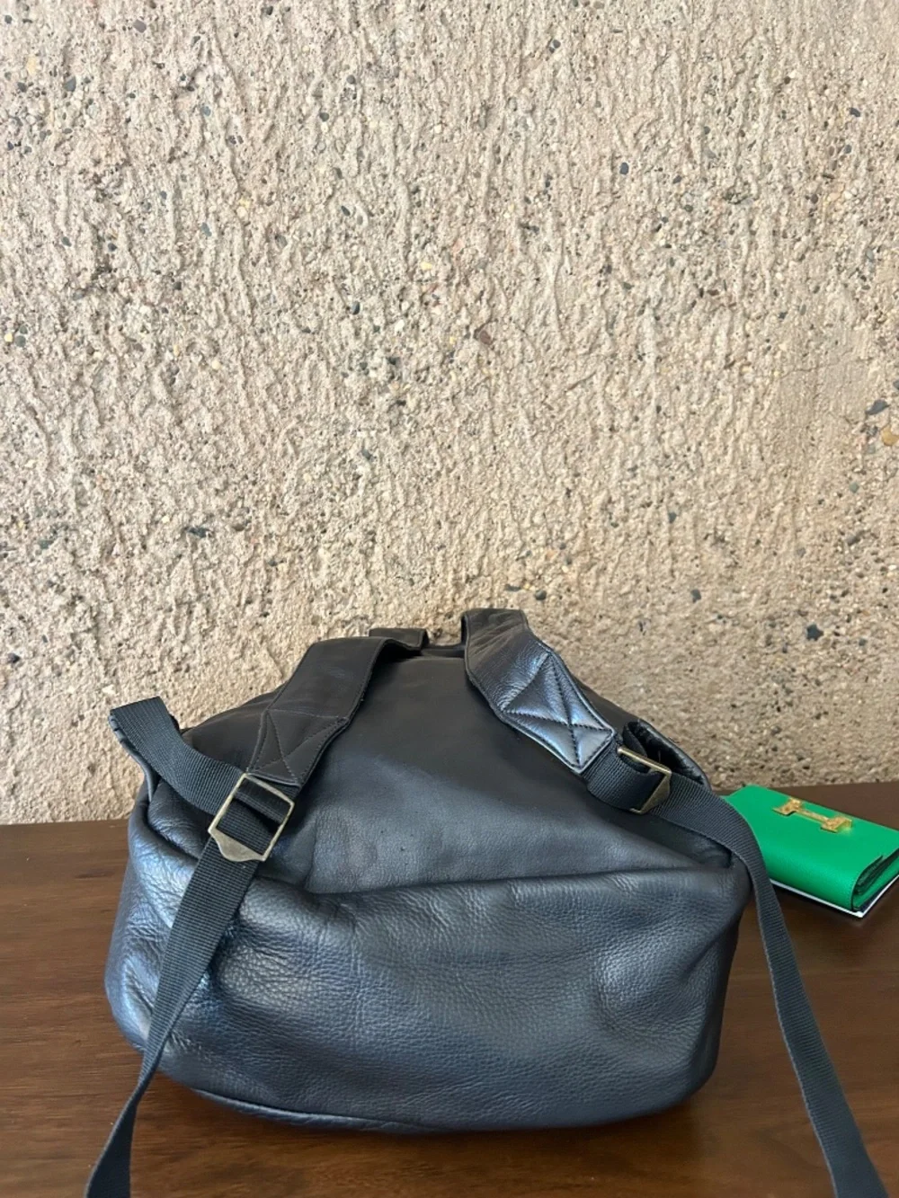 Sunday Somewhere Black 100% Leather Backpack – Soft Slouchy Style